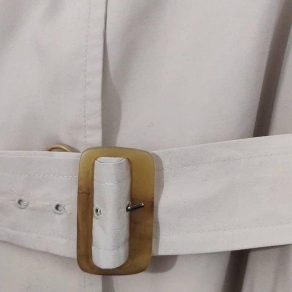 Towne By London Fog Belted Women's Trench Coat / 6 - Picture 7 of 8